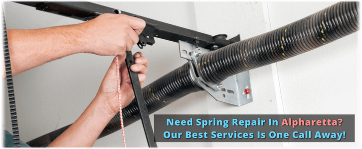 Broken Garage Door Spring Repair Alpharetta